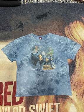 Vintage Polar Graphics Find 11 Black Bears Tie-Dye Graphic Tee